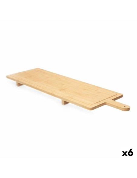Table de Cuisine Bambou 88 x 4,5 x 26 cm (6 Unités) Avec poignée