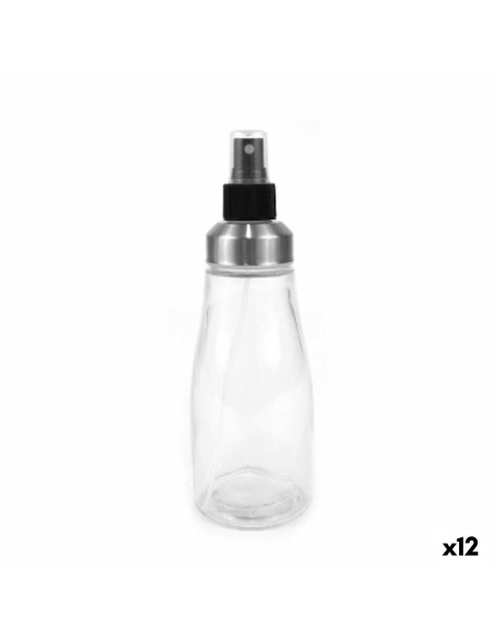 Huilier Anna Transparent Argenté verre 330 ml (12 Unités)