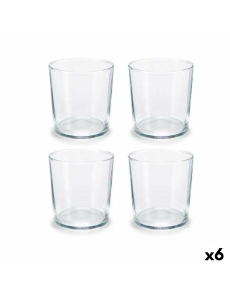 Set de Verres Bistro 380 ml Transparent Verre (6 Unités)