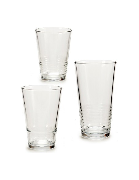 Set de Verres Vivalto Transparent Verre (18 Pièces) 6 x (51 cl) / 6 x (34 cl) / 6 x (23 cl)