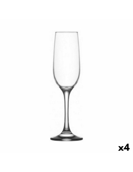Set de Verres LAV Fame high Champagne 215 ml 6 Pièces (4 Unités)