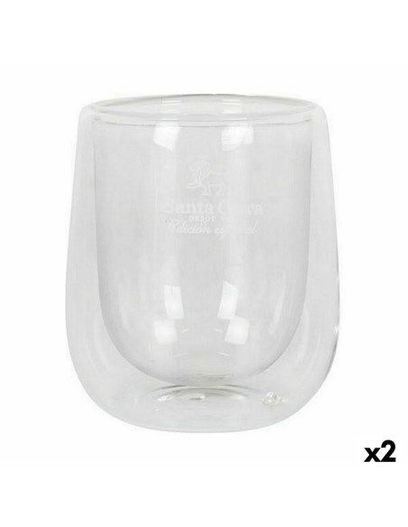 Set de Verres Santa Clara Thermique Verre Borosilicaté 2 Pièces (2 Unités)