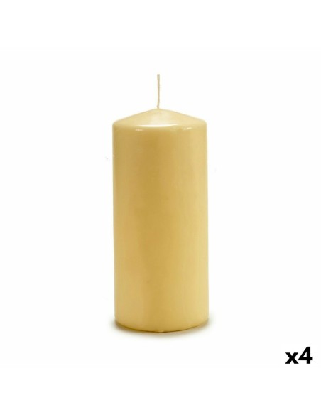 Bougie 9 x 20 x 9 cm Crème (4 Unités)