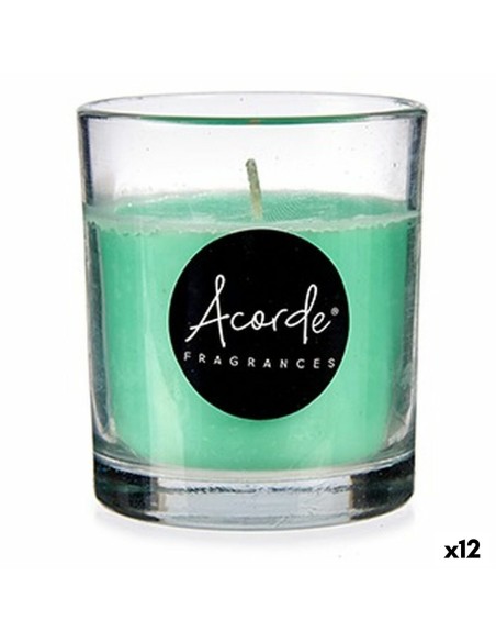 Bougie Parfumée Bambou 7 x 7,7 x 7 cm (12 Unités)