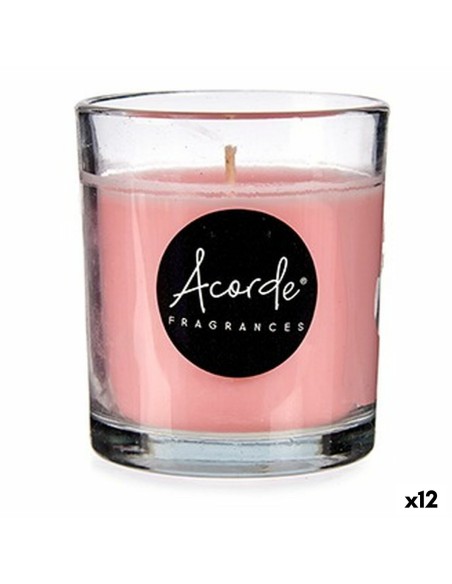 Bougie Parfumée Crème 7 x 7,7 x 7 cm (12 Unités)