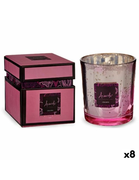 Bougie Parfumée Crème Fraise 8 x 9 x 8 cm (8 Unités)