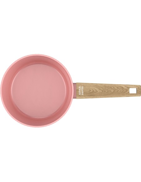 Set de 3 casseroles - Tous feux dont induction - ARTHUR MARTIN - AM0702 - Revetement céramique - Ø 16-18-20 cm - Rose – ARTHUR MARTIN (Batterie De Cuisine) | STORE PRO SHOP 