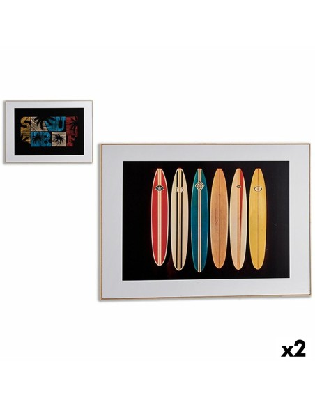 Toile Surf 81,5 x 3 x 121,5 cm (2 Unités)