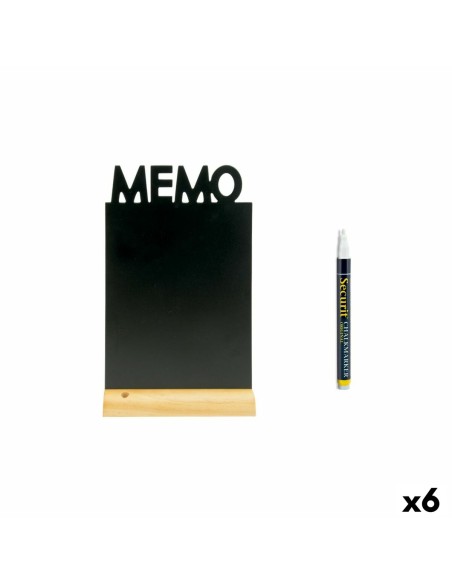 Ardoise Securit Memo Avec support 34,5 x 21 x 6 cm