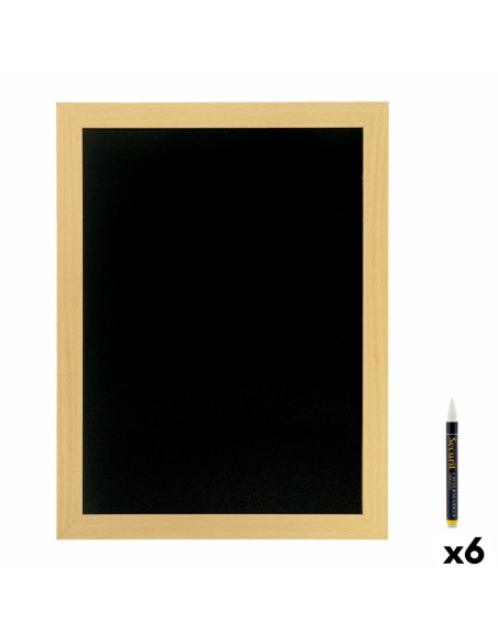 Ardoise Securit Woody Teck Mural Naturel 80 x 60 cm
