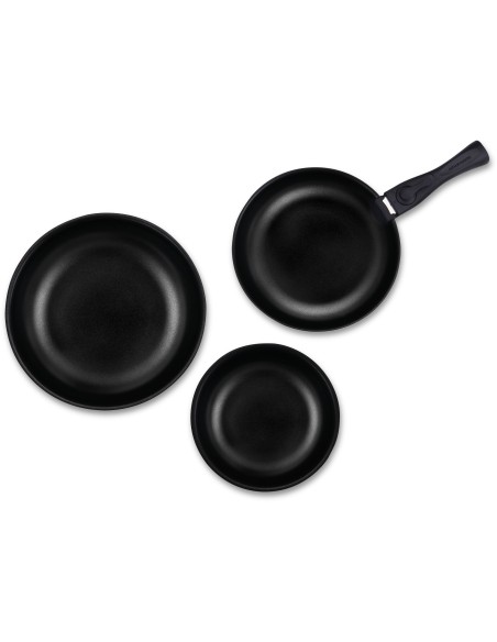 Batterie de cuisine - Tous feux dont induction - ARTHUR MARTIN - AM2991 - Aluminium revetement anti-adhésif - 10 pieces - Prun – ARTHUR MARTIN (Batterie De Cuisine) | STORE PRO SHOP 