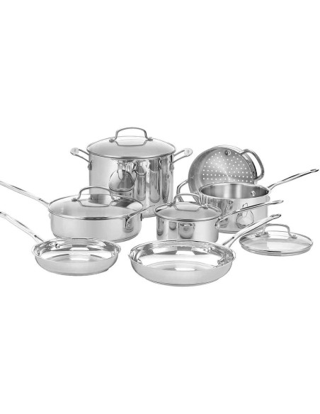 Batterie de cuisine - Tous feux dont induction - CUISINART - 77-11G - Acier inoxydable - 11 pieces – CUISINART (Batterie De Cuisine) | STORE PRO SHOP 