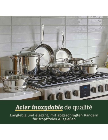 Batterie de cuisine - Tous feux dont induction - CUISINART - 77-11G - Acier inoxydable - 11 pieces – CUISINART (Batterie De Cuisine) | STORE PRO SHOP 