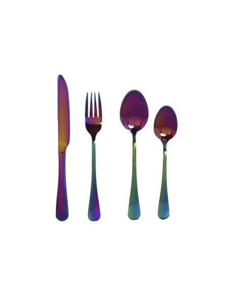 Couverts Home ESPRIT Acier inoxydable 1,8 x 0,3 x 23 cm 16 Pièces