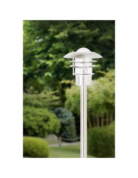 Potelet extérieur TERRENCE H90cm - BRILLIANT - Acier - 1 ampoule E27 requise