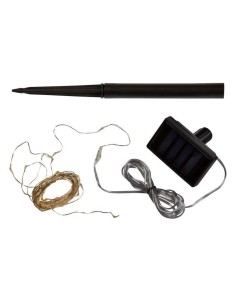Guirlande solaire extérieure LUCIOLE 200 leds blanc chaud - SMART GARDEN - 21.9m 2