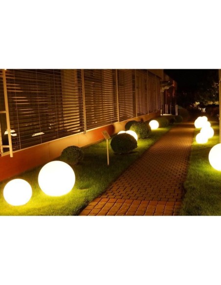 LUMISKY - Boule lumineuse filaire pour extérieur LED - blanc BOBBY - Ø50cm culot E27