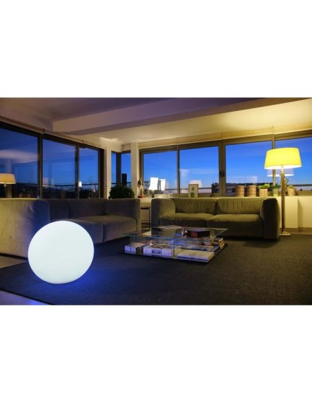 LUMISKY - Boule lumineuse filaire pour extérieur LED - blanc BOBBY - Ø60cm culot E27