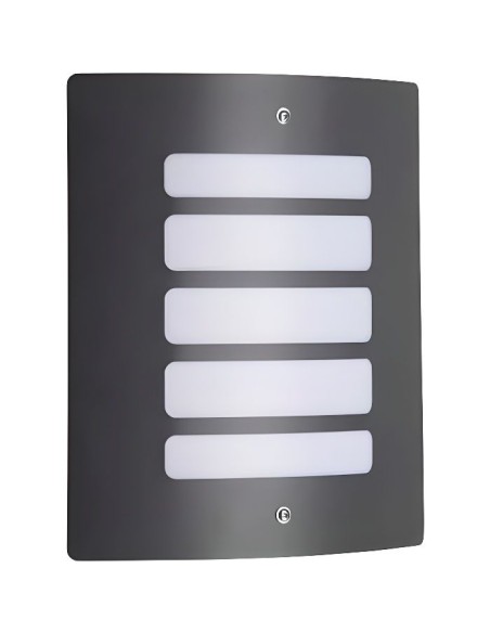 Applique murale extérieure Todd - BRILLIANT - H29cm - Anthracite - 60W - Lignes galbées
