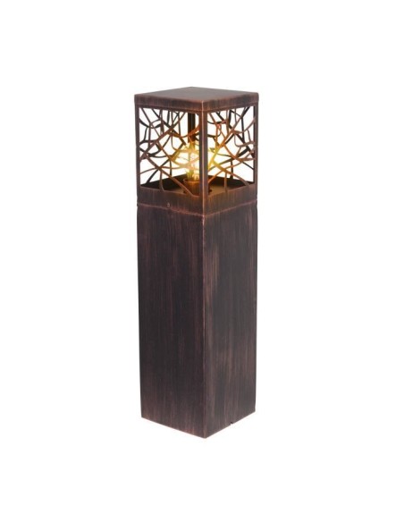 Borne extérieure WHITNEY - BRILLIANT - coloris rouille - métal/plastique E27 1x52W