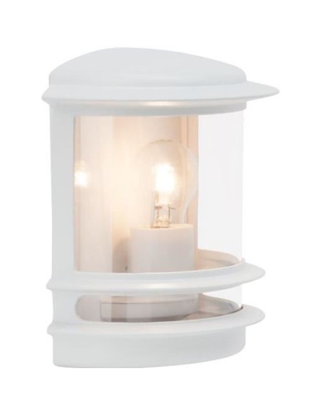 Applique murale extérieure Hollywood - Brilliant - Blanc - Ampoule E27 max 60 W