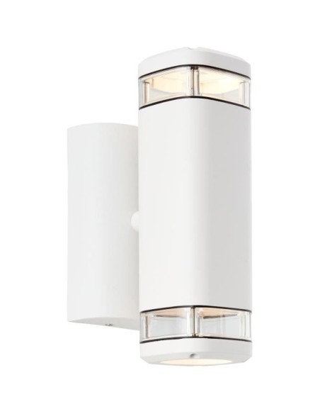 JANDY Applique extérieure, blanc, GU10 max 2x18W, ampoule non incluse
