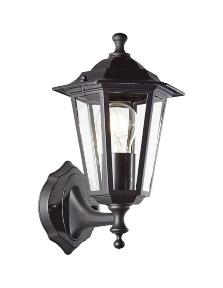 CARLEEN Applique extérieure, noir, E27 max 60W, ampoule non incluse
