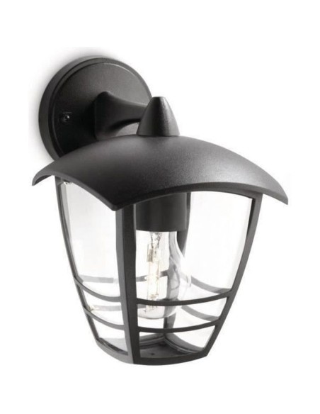 CREEK-Applique d'extérieur Descendante Métal H20cm Noir Philips