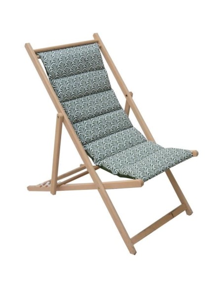 JARDIN PRIVE - Chilienne matelassée Norvege avocat - tissu traité déperlant
