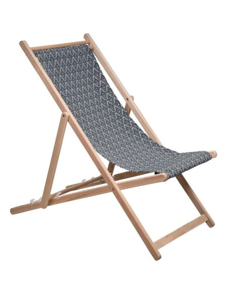JARDIN PRIVE - Chilienne jacquard losange - toile amovible.