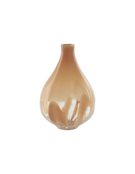 Vase Home ESPRIT Pêche Verre Moderne 22 x 22 x 33,5 cm