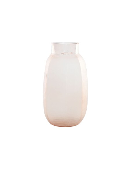 Vase Home ESPRIT Rose Verre Moderne 23 x 23 x 44 cm