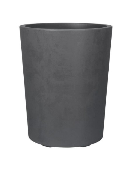 Pot de fleur Vase - DEROMA - Millennium R - Anthracite - A réserve d'eau - Hauteur - 53 cm
