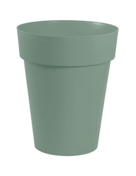 EDA PLASTIQUE - Vase Toscane mi-haut - Ø 44 x 53 cm - 50 L - Vert laurier