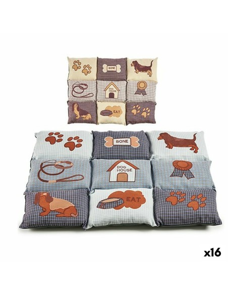 Coussin Animaux de compagnie 59 x 10 x 79 cm (16 Unités)