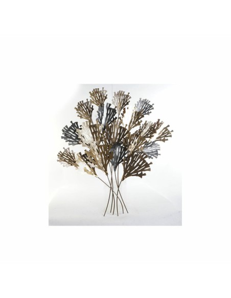 Décoration murale DKD Home Decor Doré Métal Cuivré Clair (108 x 10 x 117.5 cm)