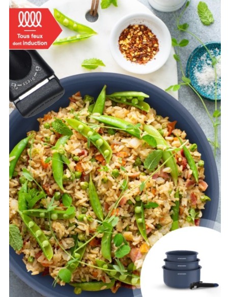 Set de 3 casseroles - Tous feux dont induction - ARTHUR MARTIN - AM0320 - Céramique - Ø 16-18-20 cm  poignée amovible - Bleu – ARTHUR MARTIN (Batterie De Cuisine) | STORE PRO SHOP 