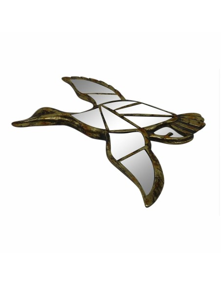 Décoration murale DKD Home Decor 38 x 3 x 37 cm Doré Canard