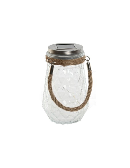 Décoration lumineuse Home ESPRIT Transparent Argenté 11 x 11 x 18 cm