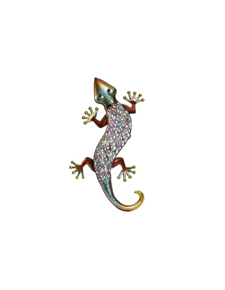 Décoration murale Home ESPRIT Multicouleur Lézard 25 x 6,5 x 51 cm