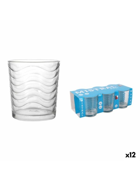 Set de Verres La Mediterránea Mistral waves 6 Pièces (12 Unités)