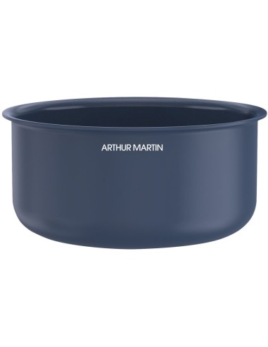 Set de 3 casseroles - Tous feux dont induction - ARTHUR MARTIN - AM0320 - Céramique - Ø 16-18-20 cm  poignée amovible - Bleu – ARTHUR MARTIN (Batterie De Cuisine) | STORE PRO SHOP 