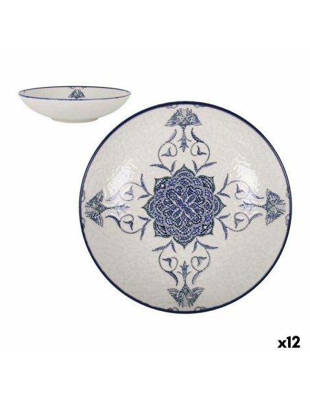 Assiette creuse La Mediterránea Rosetta Porcelaine (12 Unités)