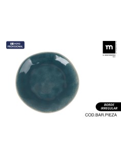 Assiette plate La Mediterránea Ocean blue (12 Unités) 2