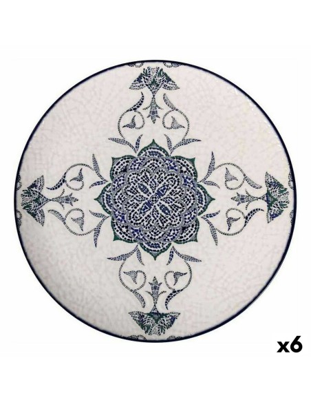 Dessous d'Assiette La Mediterránea Rosetta Porcelaine Ø 32,5 cm (6 Unités)