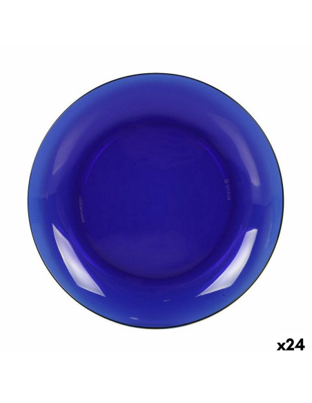 Assiette plate Duralex Lys Bleu Ø 23 cm (24 Unités)