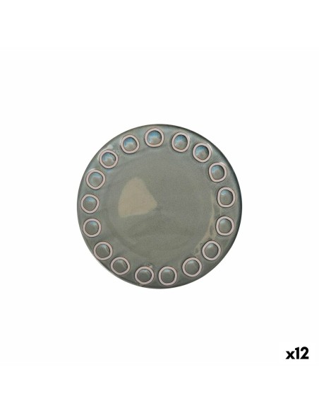 Assiette plate La Mediterránea Almudena Gris (12 Unités)