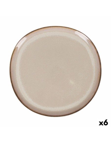 Assiette à dessert Duomo Beige Ø 21 cm (6 Unités)