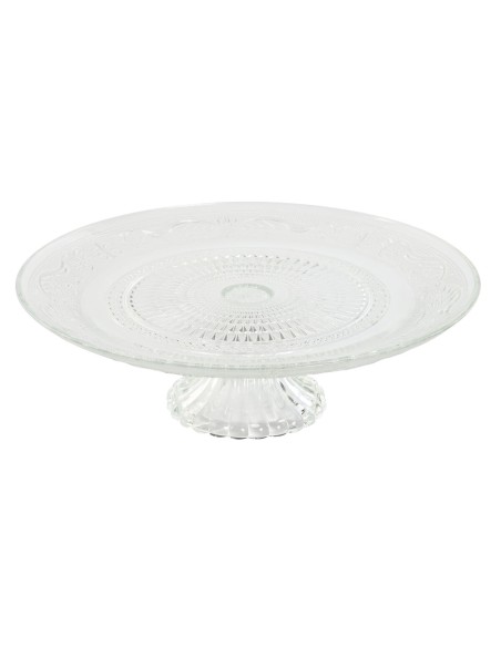 Assiette plate Home ESPRIT Transparent Verre 29 x 29 x 9,2 cm