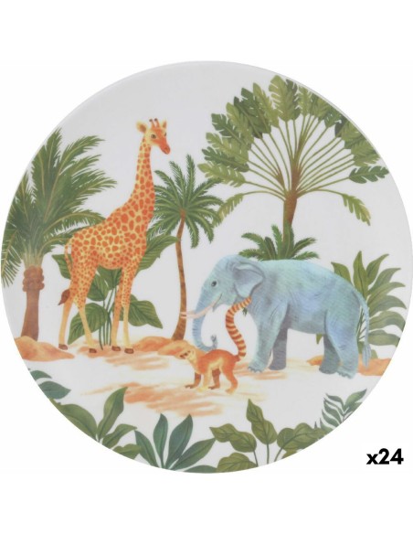 Assiette plate La Mediterránea Sauvage Mélamine (24 Unités)
